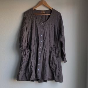 100% cotton tunic dress